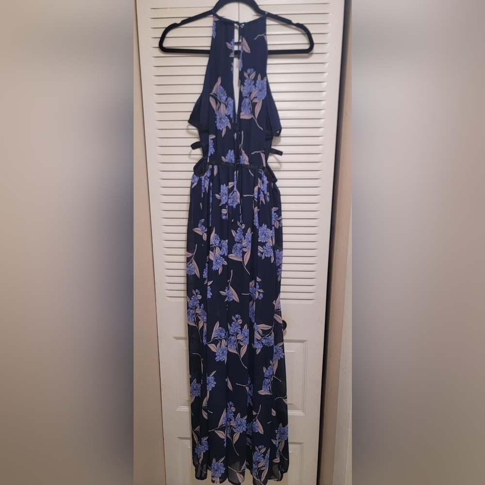 Floral Navy Maxi Dress